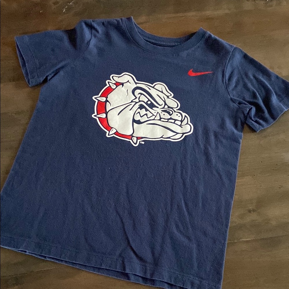 Nike Kids Blue Bulldog Graphic T-Shirt